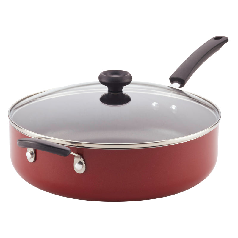 Farberware Easy Clean 6-Quart. Covered Jumbo Cooker Red