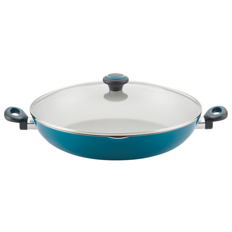 Farberware Dishwasher Safe High Performance Nonstick One Pot Pan, 5.25-Quart, Teal