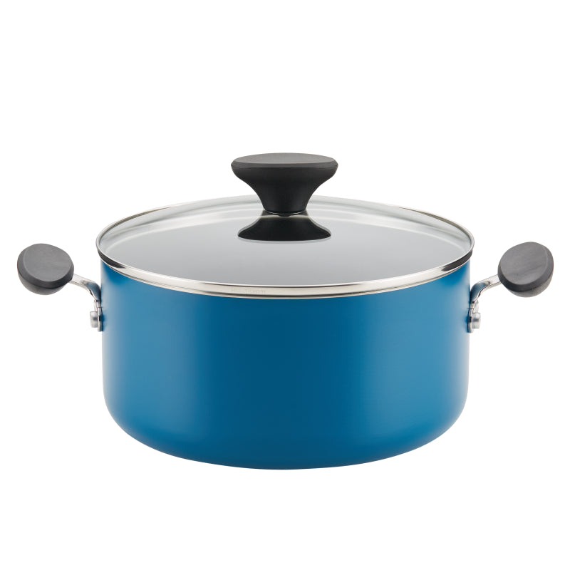 Farberware Reliance Aluminum 4.25-Quart Dutch Oven With Lid Teal