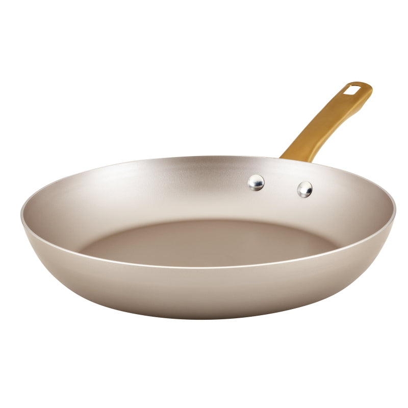 Farberware Radiant Nonstick Frying Pan, 12.25 Inch, Champagne
