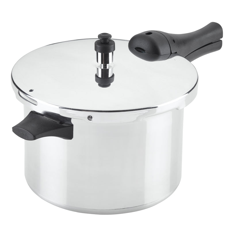 Farberware Aluminum Stovetop Pressure Cooker with Induction Base, 6-Quart, Silver