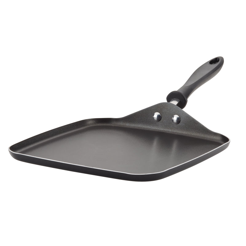 Farberware Reliance Aluminum Nonstick Square Griddle, 11-Inch, Black