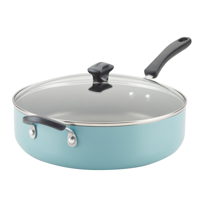 Farberware Cookstart Aluminum DiamondMax Nonstick Jumbo Cooker, 6-Quart, Aqua
