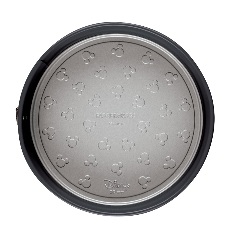 Farberware Disney Bake with Mickey Mouse Nonstick Round Springform Pan, 9 Inch, Black