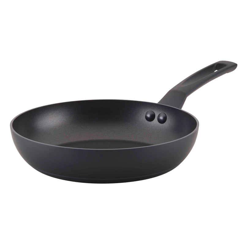 Farberware Power Base Aluminum Nonstick Frying Pan, 10-Inch, Matte Black