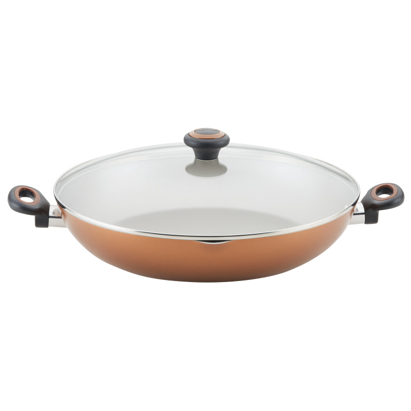 Farberware Dishwasher Safe High Performance Nonstick One Pot Pan, 5.25-Quart, Copper