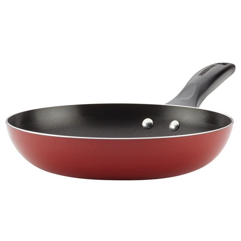 Farberware Dishwasher Safe Nonstick 8-Inch Skillet, Red