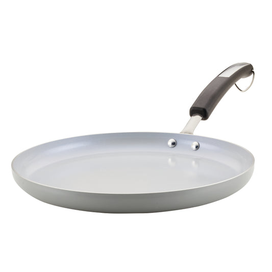 Farberware Eco Advantage Ceramic Nonstick Griddle, 11.25-Inch, Gray