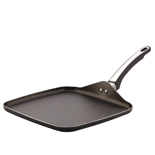 Farberware High Performance Aluminum Nonstick Stovetop Griddle, 11-Inch, Black