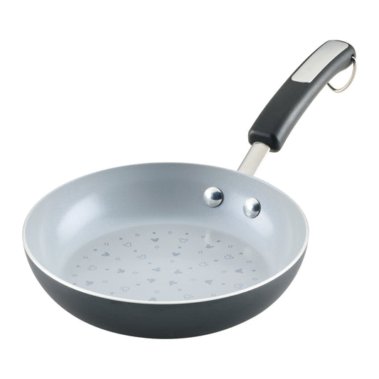 Farberware Disney Monochrome Ceramic Nonstick Fry Pan, 8 Inch, Black