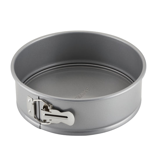 Farberware Nonstick Bakeware Round Springform Pan, 9-Inch, Gray
