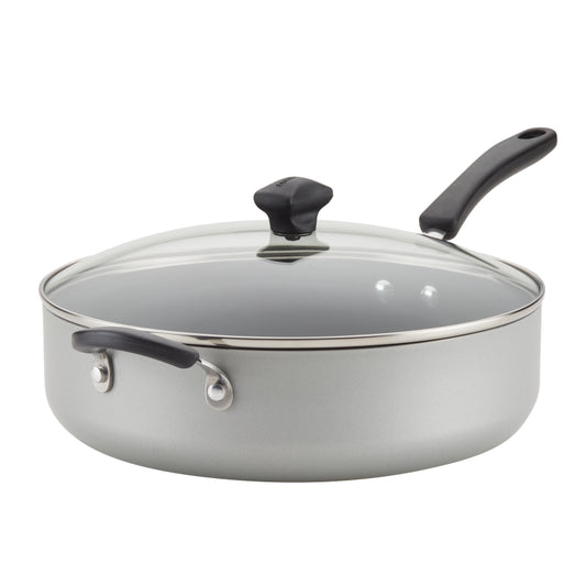 Farberware Cookstart Aluminum DiamondMax Nonstick Jumbo Cooker, 6-Quart, Silver