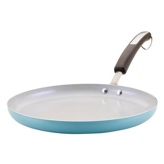 Farberware Eco Advantage Ceramic Nonstick Griddle, 11.25-Inch, Aqua