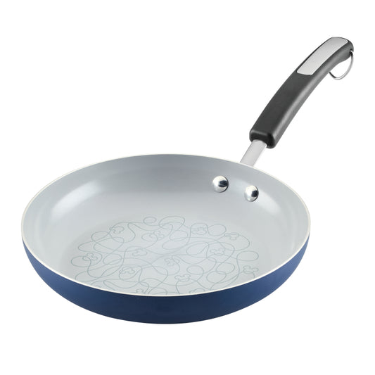 Farberware Disney Bon Voyage Ceramic Nonstick Frying Pan, 9.5 Inch, Blue