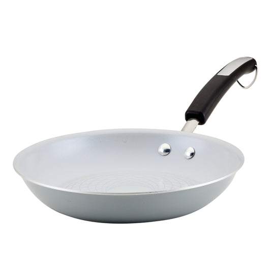 Farberware Eco Advantage Ceramic Nonstick Frying Pan, 10-Inch, Gray