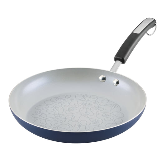 Farberware Disney Bon Voyage Ceramic Nonstick Frying Pan, 11 Inch, Blue