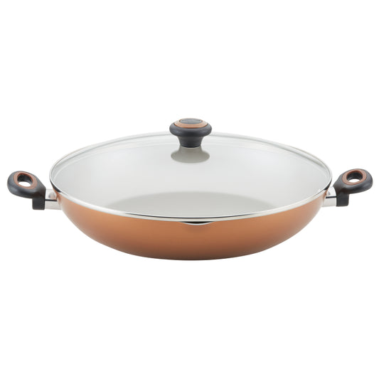 Farberware Dishwasher Safe High Performance Nonstick One Pot Pan, 5.25-Quart, Copper
